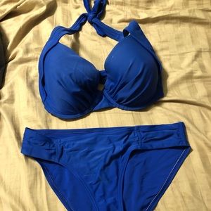 Royal blue bikini
